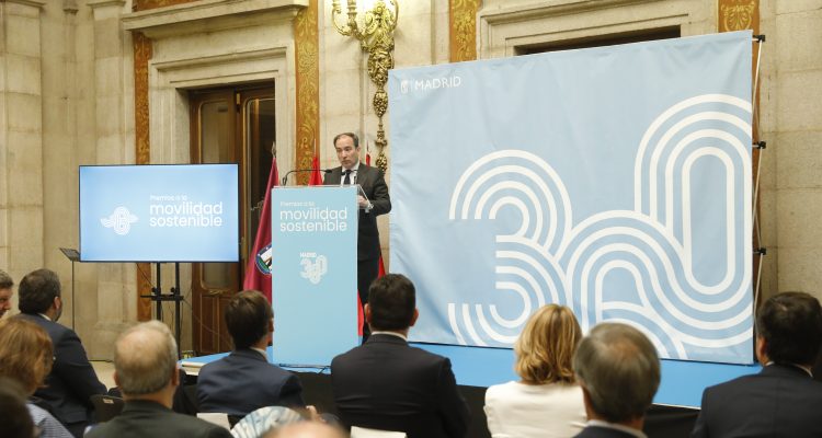 Carabante, en el acto de entrega II Premios Madrid 360