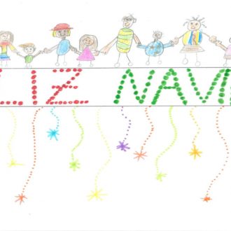 Concurso Infantil Luces Navidad. Dibujo de Lidia Arenas