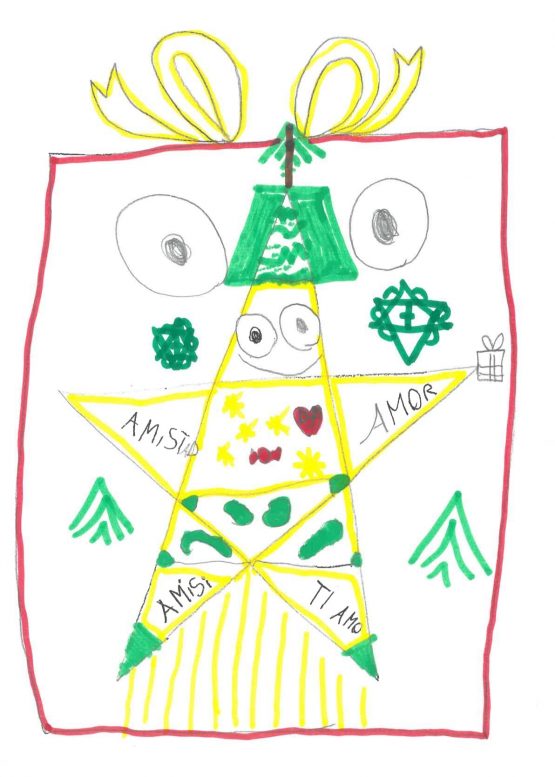 Concurso Infantil Luces Navidad. Dibujo de Gonzalo Porras