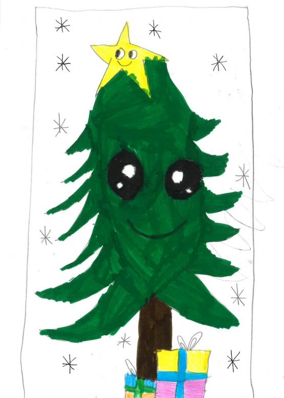 Concurso Infantil Luces Navidad. Dibujo de Marco Moreno