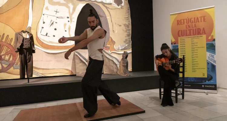 Actuación del bailaor Eduardo Guerrero en 'Refúgiate en la Cultura'