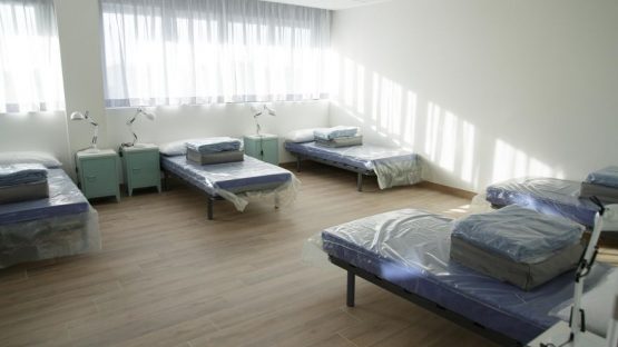 Camas de un centro de las Hijas de la Caridad en Madrid