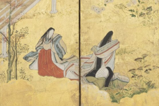 Ejemplo de pintura tradicional japonesa