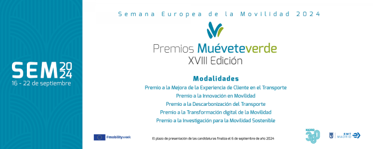 Premios Muévete Verde 2024 y sus categorías
