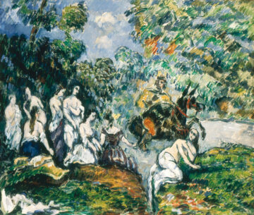 Escena legendaria o Sancho en el agua, de Paul Cézanne.