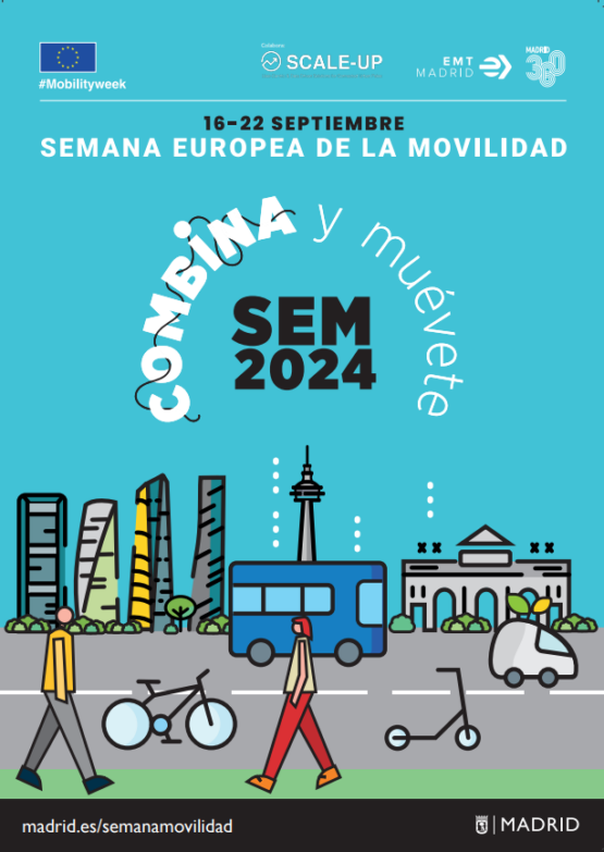 Cartel de la Semana de la Movilidad 2024