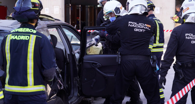 Congreso sobre accesos forzados celebrado en la Escuela de Bomberos de Madrid