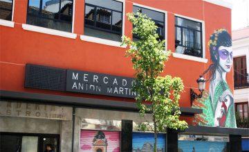 Mercado de Antón Martín en el distrito de Centro