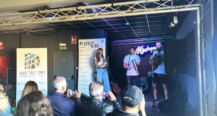 Acto de presentación de la programación de conciertos de música emergente del programa ‘Plazas con Alma’