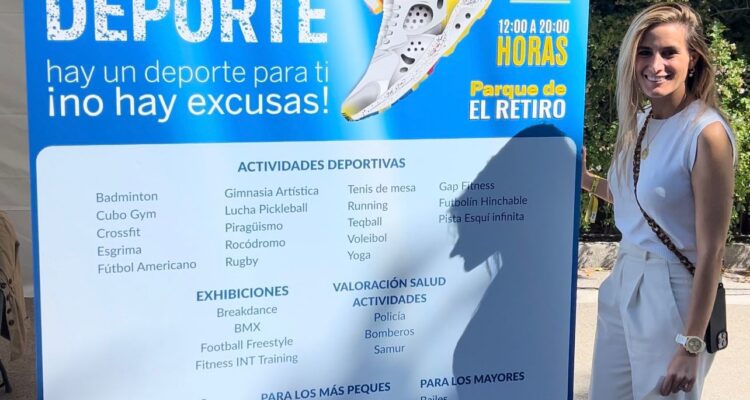 La concejala delegada de Deporte, Sonia Cea, en el Día del Deporte 2024