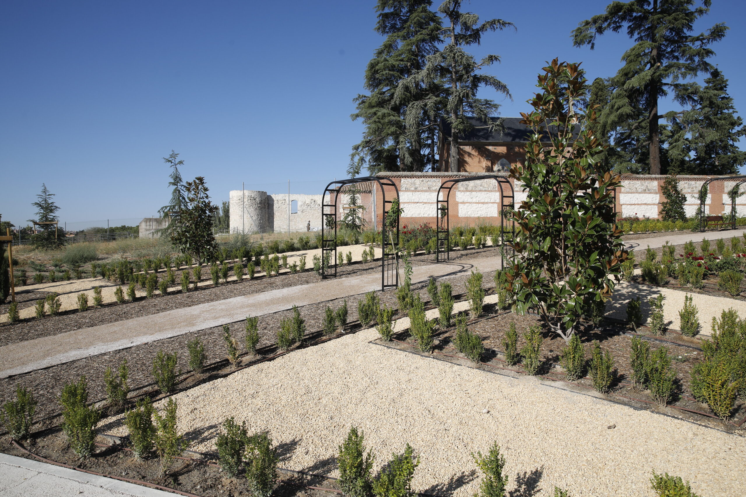 Zona renaturalizada en el área del Castillo de la Alameda