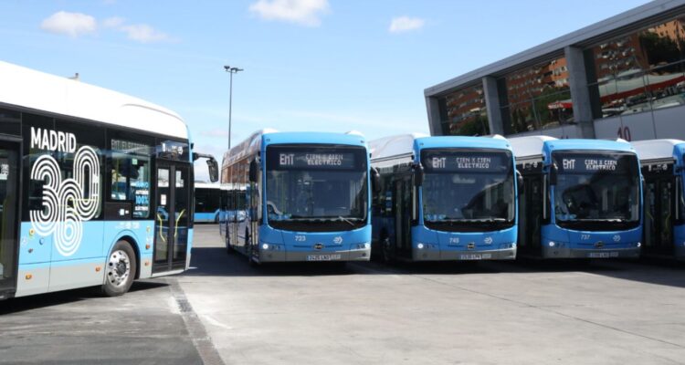 Autobuses eléctricos de EMT