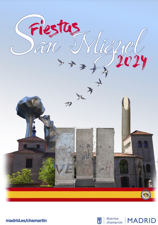 Cartel de las fiestas de Chamartín 2024