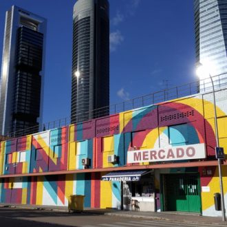 Mercado de San Cristóbal en el distrito de Chamartín