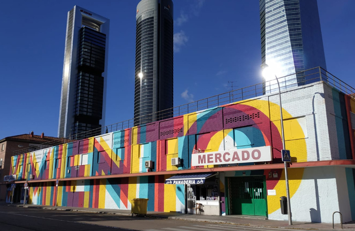 Mercado de San Cristóbal en el distrito de Chamartín