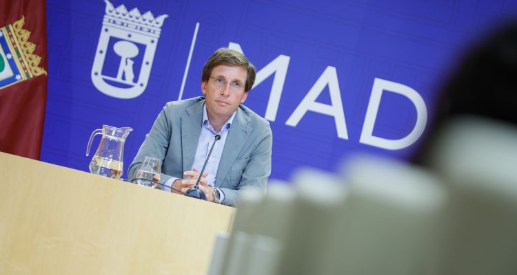 Intervención del alcalde de Madrid, José Luis Martínez-Almeida, en la rueda de prensa posterior a la Junta de Gobierno