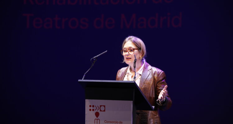 Marta Rivera de la Cruz interviene en el 30 aniversario del Consorcio de Rehabilitación de Teatros de Madrid