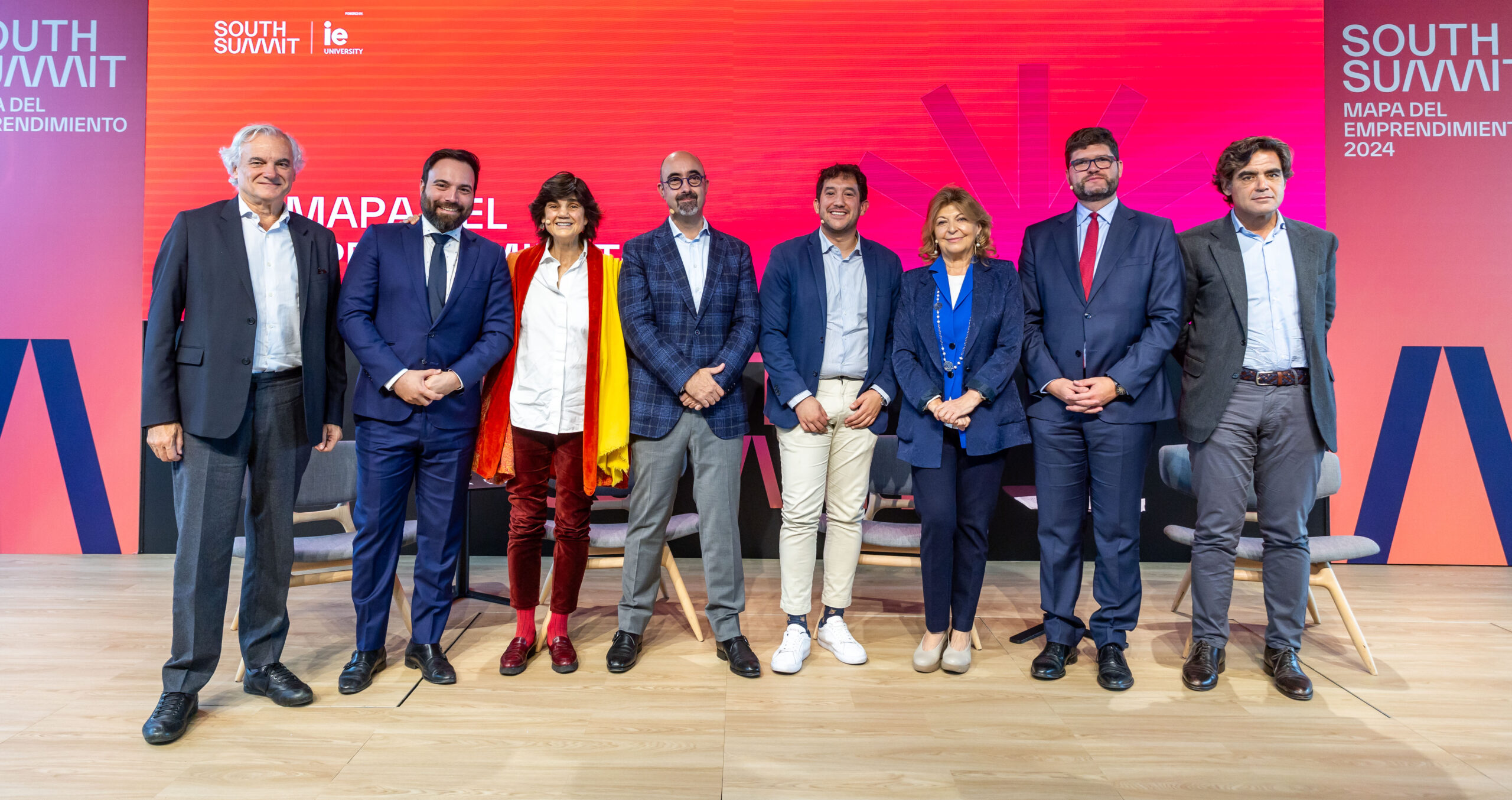 Hidalgo y Niño, en la presentación del estudio Mapa del Emprendimiento 2024, en la mañana de este martes