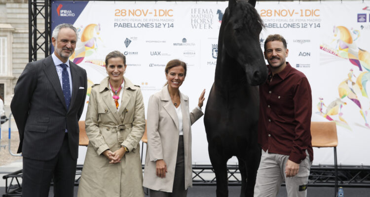 Maíllo en el acto de presentación de la nueva edición de IFEMA Madrid Horse Week