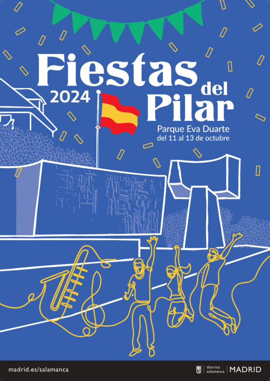 Cartel de las fiestas del distrito Salamanca 2024 en Madrid