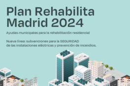 Cartel del Plan Rehabilita 2024