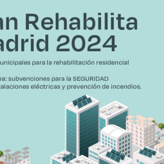 Cartel del Plan Rehabilita 2024