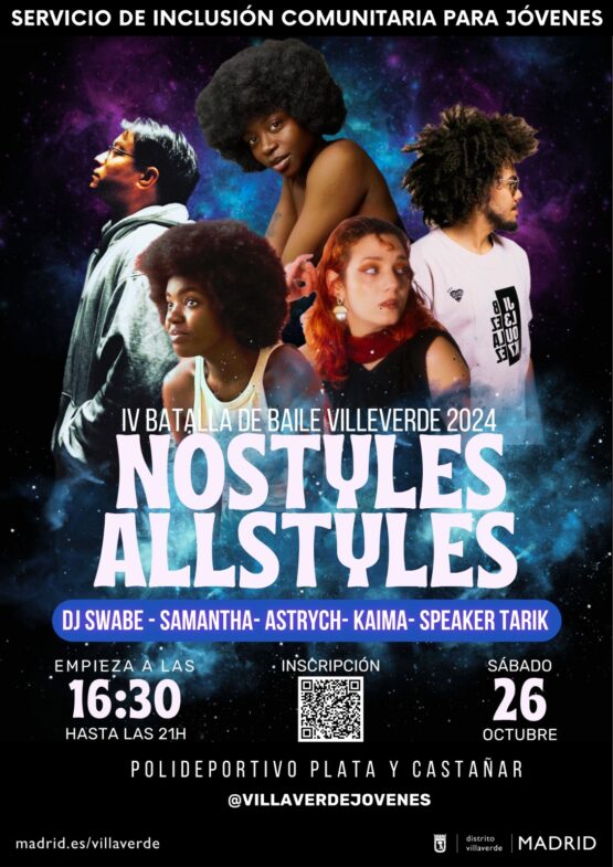 Cartel de la IV Batalla de Baile Freestyle de Villaverde