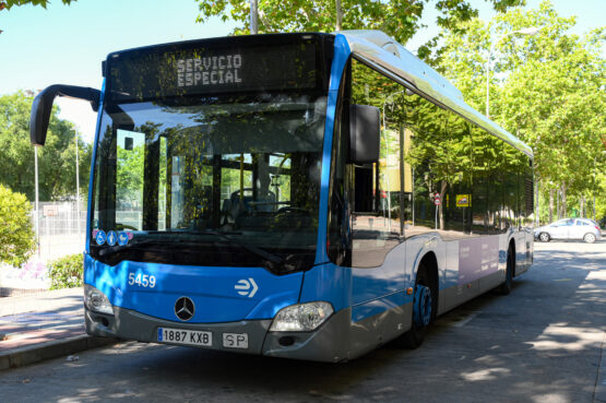 Imagen de archivo de un autobús de EMT Madrid