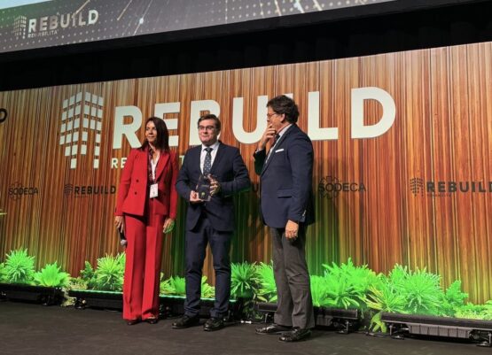 Feria Rebuild Rehabilita 2024 en la que el Ayuntamiento de Madrid ha ganado el Premio a la mejor transformación urbana por el Plan Transforma Madrid