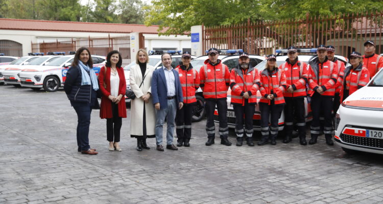 Carabante en la sede de la Unidad Centro de Agentes de Movilidad