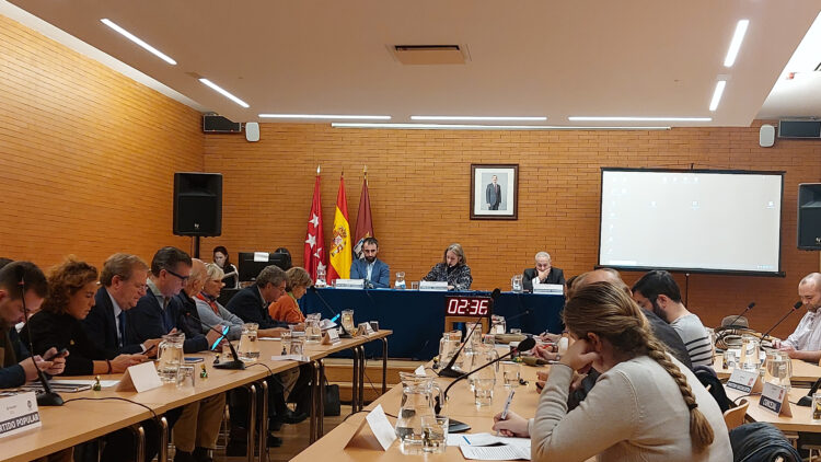 Celebración del Pleno del distrito de Salamanca