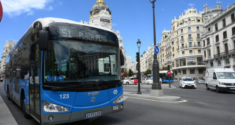 Autobús de EMT Madrid. Imagen de archivo.