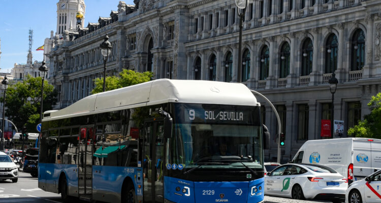 Autobús de EMT Madrid. Imagen de archivo.