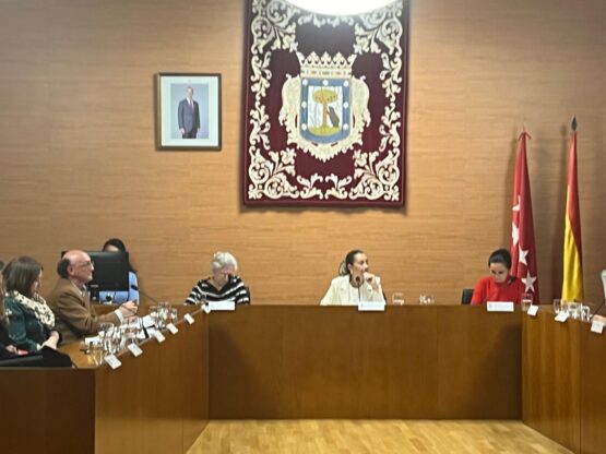 Sesión plenaria celebrada este miércoles en la Junta Municipal de Chamartín