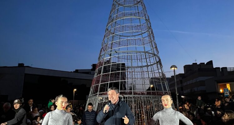 Inauguración de la Navidad en Barajas