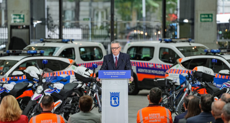 Acto institucional con motivo del 20º aniversario del Cuerpo de Agentes de Movilidad