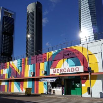 Fachada de Mercado Escuela