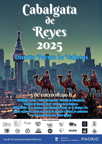 Cartel de Cabalgata de Puente de Vallecas