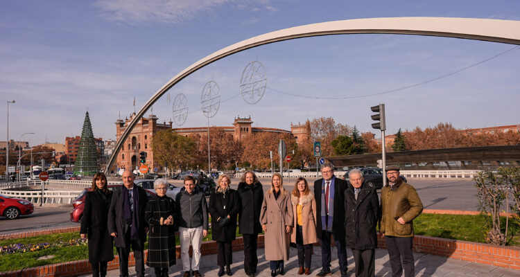 Visita de hoy al recién rehabilitado Puente de Ventas