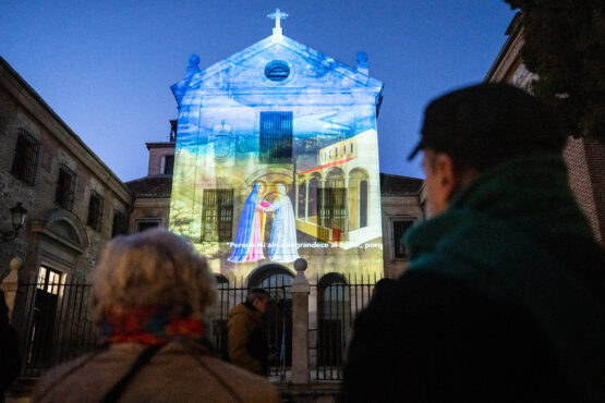 Una de las sesiones de 'Belenes proyectados'