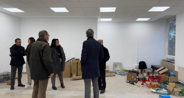 Visita de obras al centro cultural Puerta de Toledo