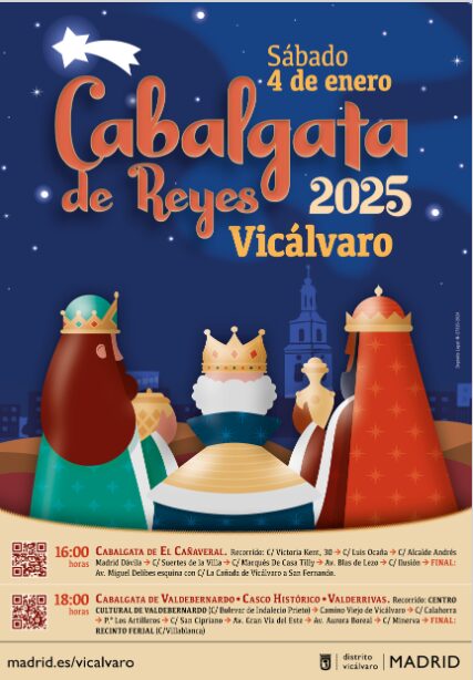 Cartel de la cabalgata de Vicálvaro