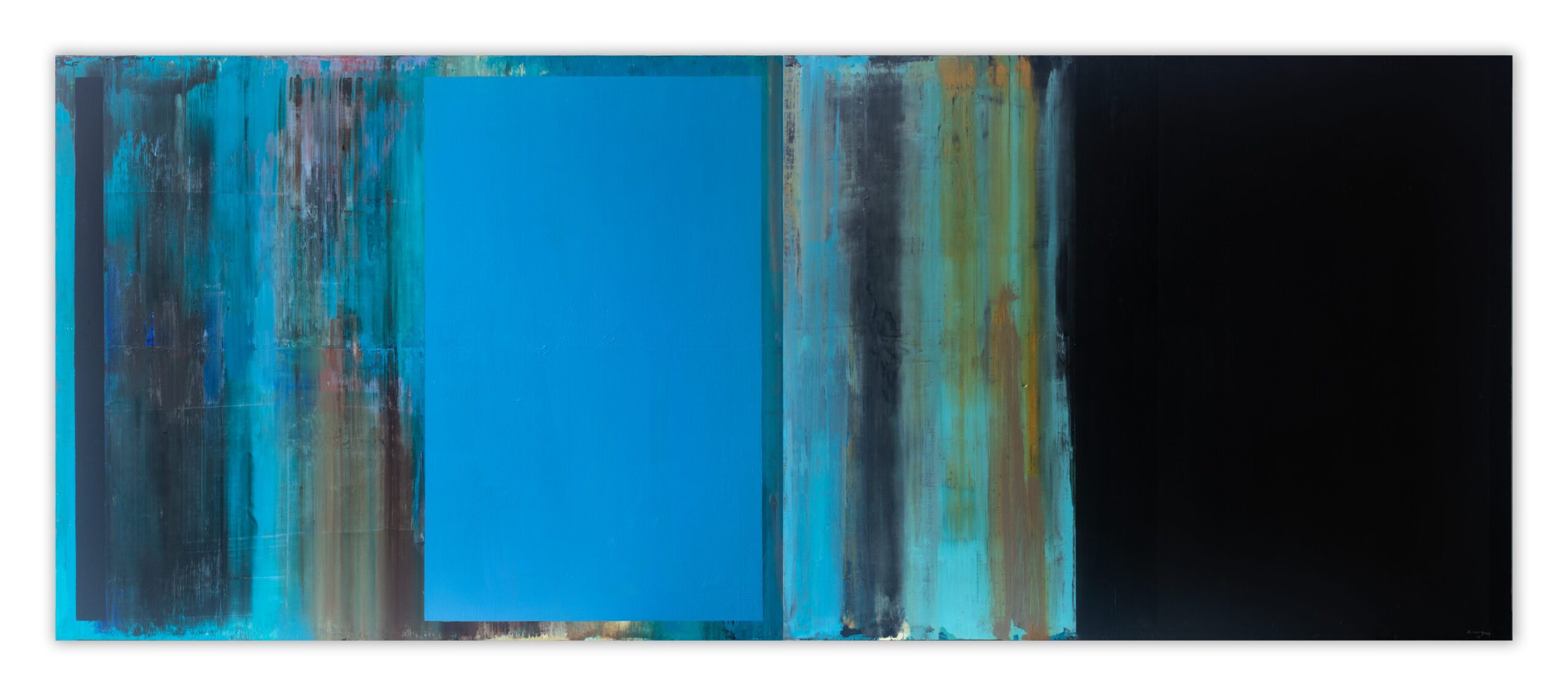 Pilón, óleo sobre tela (2017). © Rafael Canogar