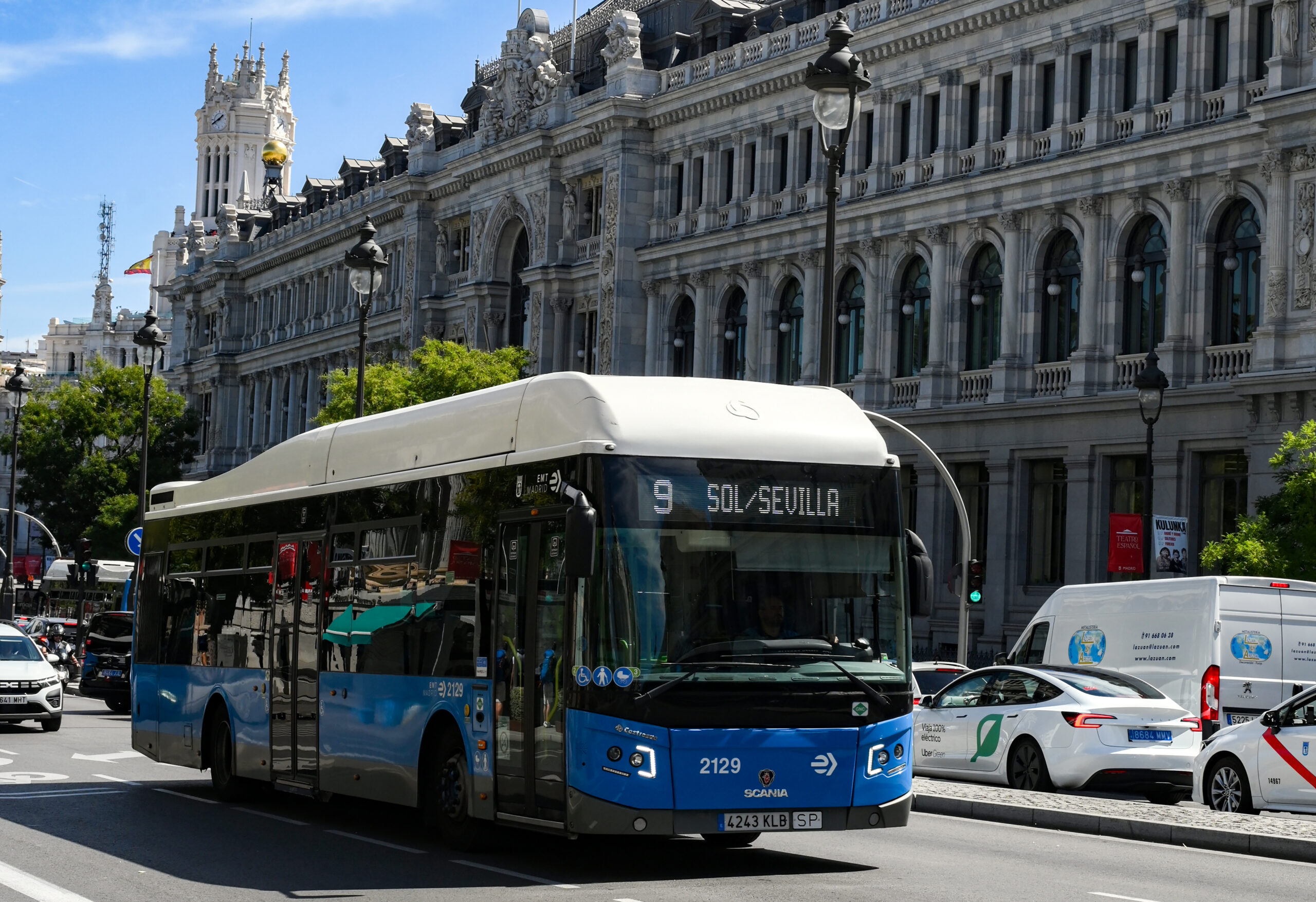 Autobús de EMT Madrid. Imagen de archivo.