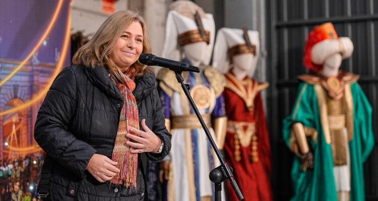 La vicealcaldesa de Madrid y alcaldesa en funciones, Inma Sanz, durante la presentación de la cabalgata de Reyes 2025