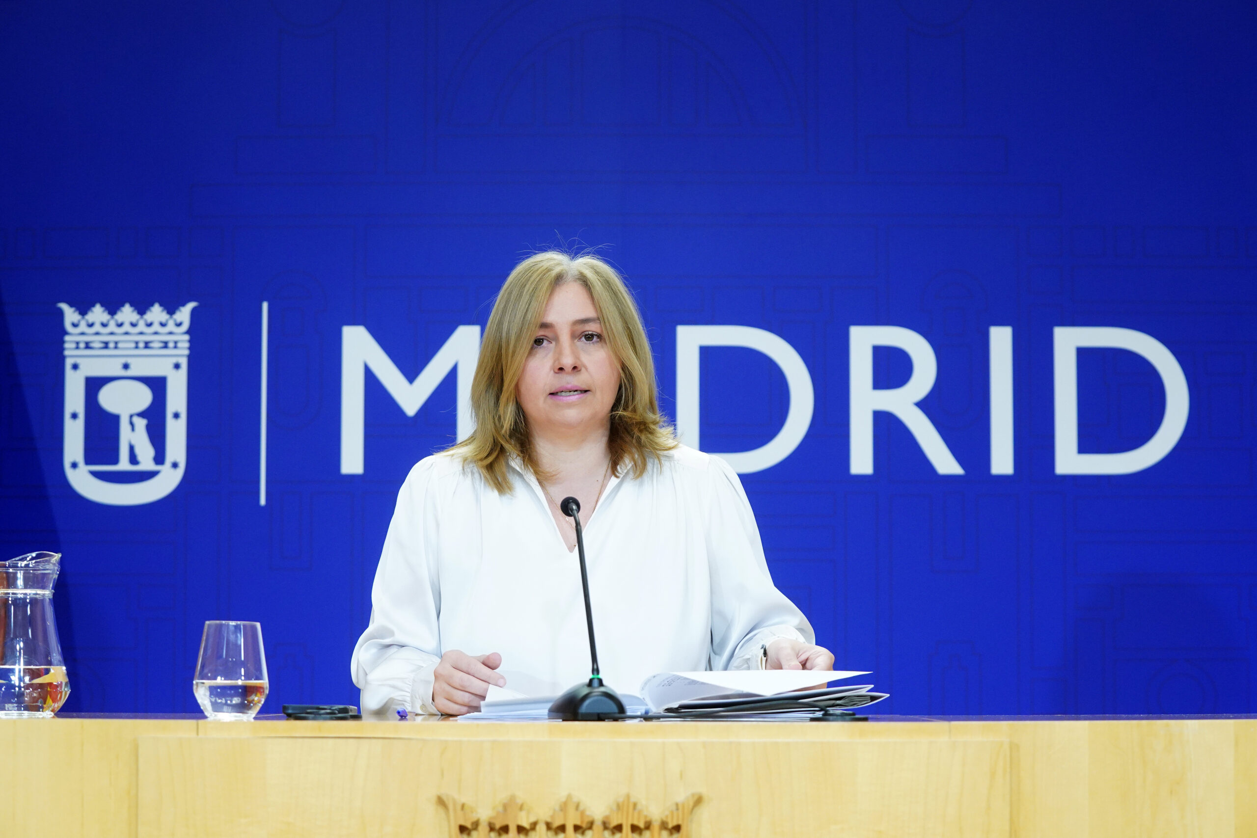 La vicealcaldesa, Inma Sanz, durante la rueda de prensa posterior a la Junta de Gobierno