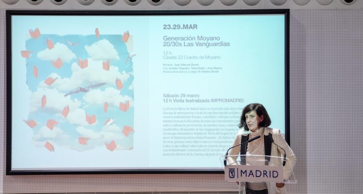 Presentación de hoy de la programación del centenario de la Cuesta de Moyano