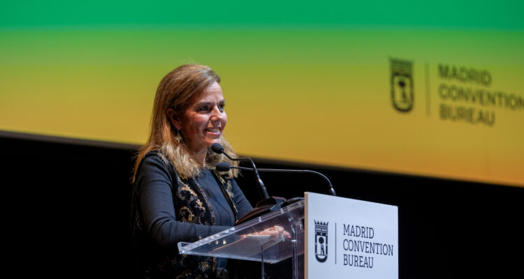 La Concejala Delegada de Turismo, Almudena Maíllo, en la XVII Recognition Night de MCB