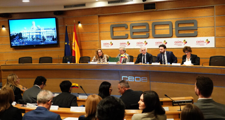 Encuentro con empresas e inversores de Colombia en Madrid organizado por la Confederación Empresarial de Madrid-CEOE (CEIM)