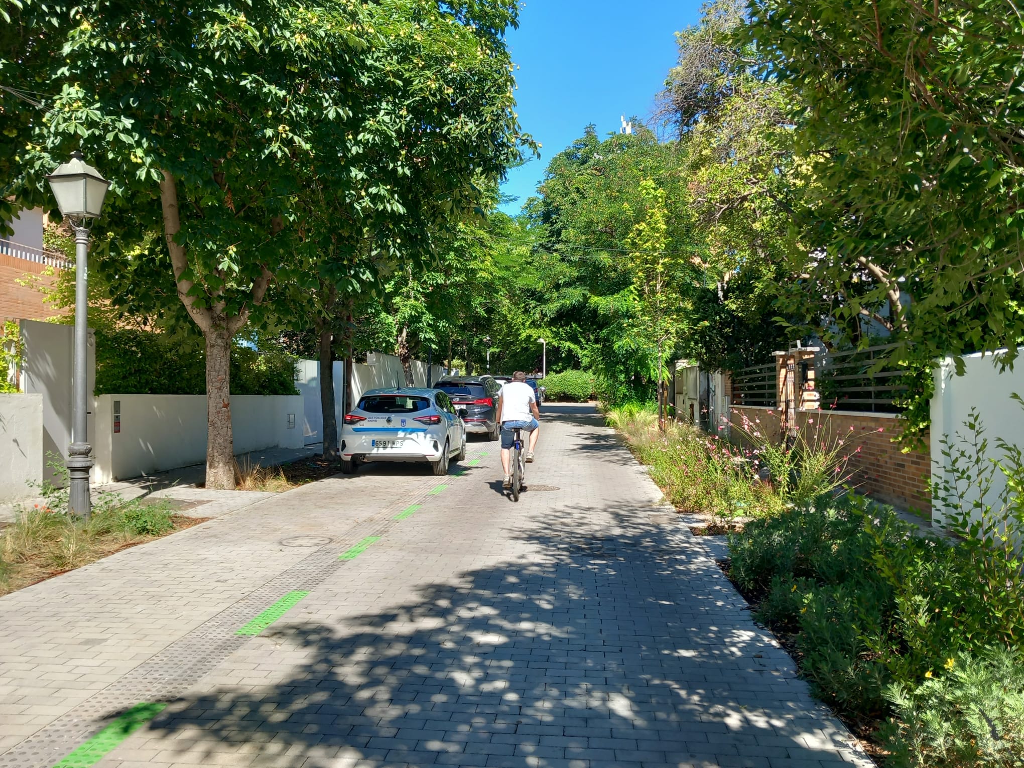 Primera fase de las obras de mejora de la accesibilidad en la colonia Unión Eléctrica